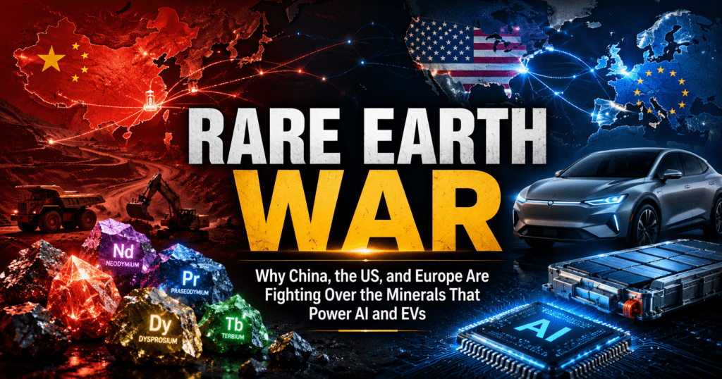 Rare Earth War: Why China, the US, and Europe Are Fighting Over the Minerals That Power AI and EVs