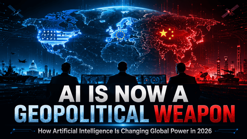 AI Is Now a Geopolitical Weapon: How Artificial Intelligence Is Changing Global Power in 2026