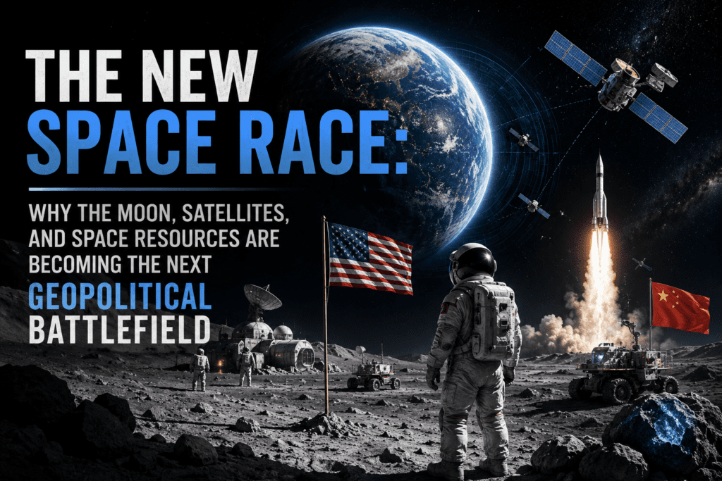 The New Space Race: Why the Moon, Satellites, and Space Resources Are Becoming the Next Geopolitical Battlefield